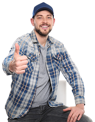 happy-men trucker guy