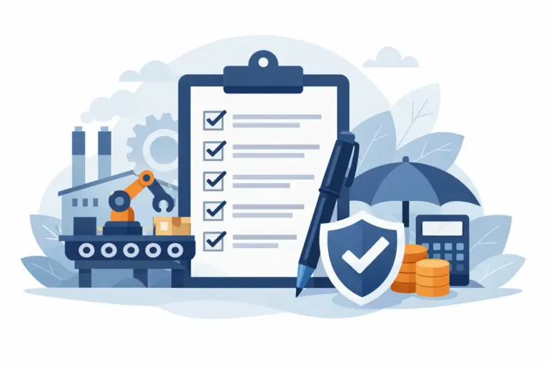 Manufacturing Business Insurance Checklist