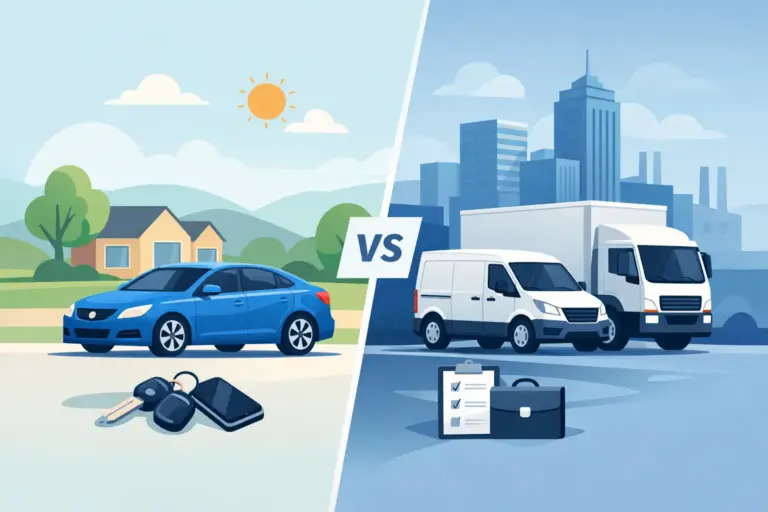 Personal Auto vs Commercial Auto: Which Fits?